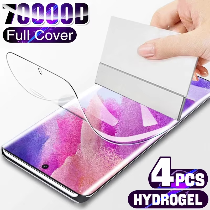 Hydrogel Screen Protector - 1-4PCS Soft Hydrogel Film For Samsung