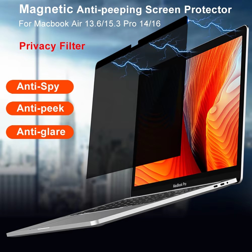 Anti Blue Light Film - Magnetic Privacy Screen Protector For Macbook