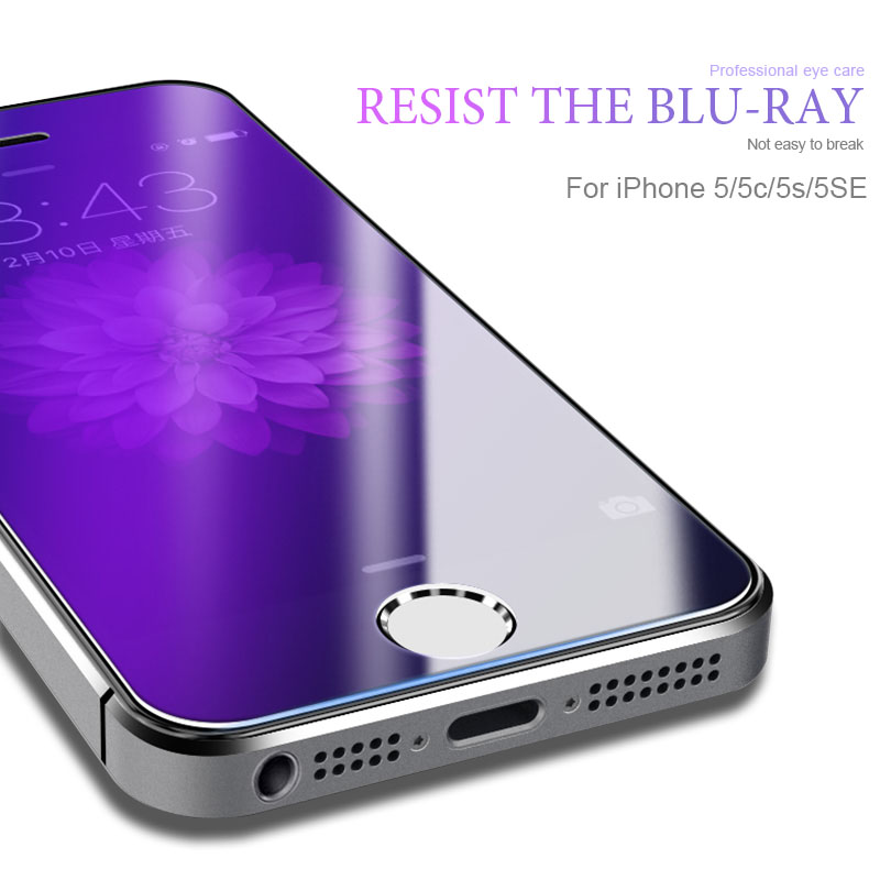 Matte Anti Glare Screen - Tempered Glass For iPhone 5S 5