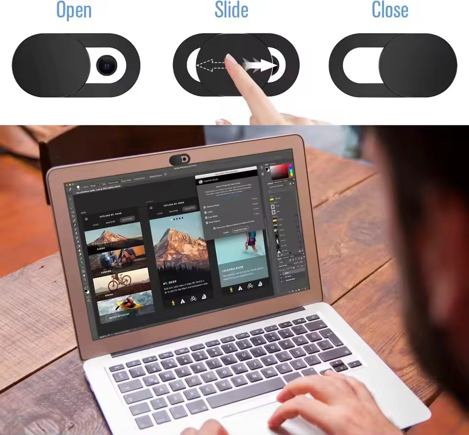 Webcam Cover Laptop Camera Sli - Camera Lens Protector ulasan dan harga