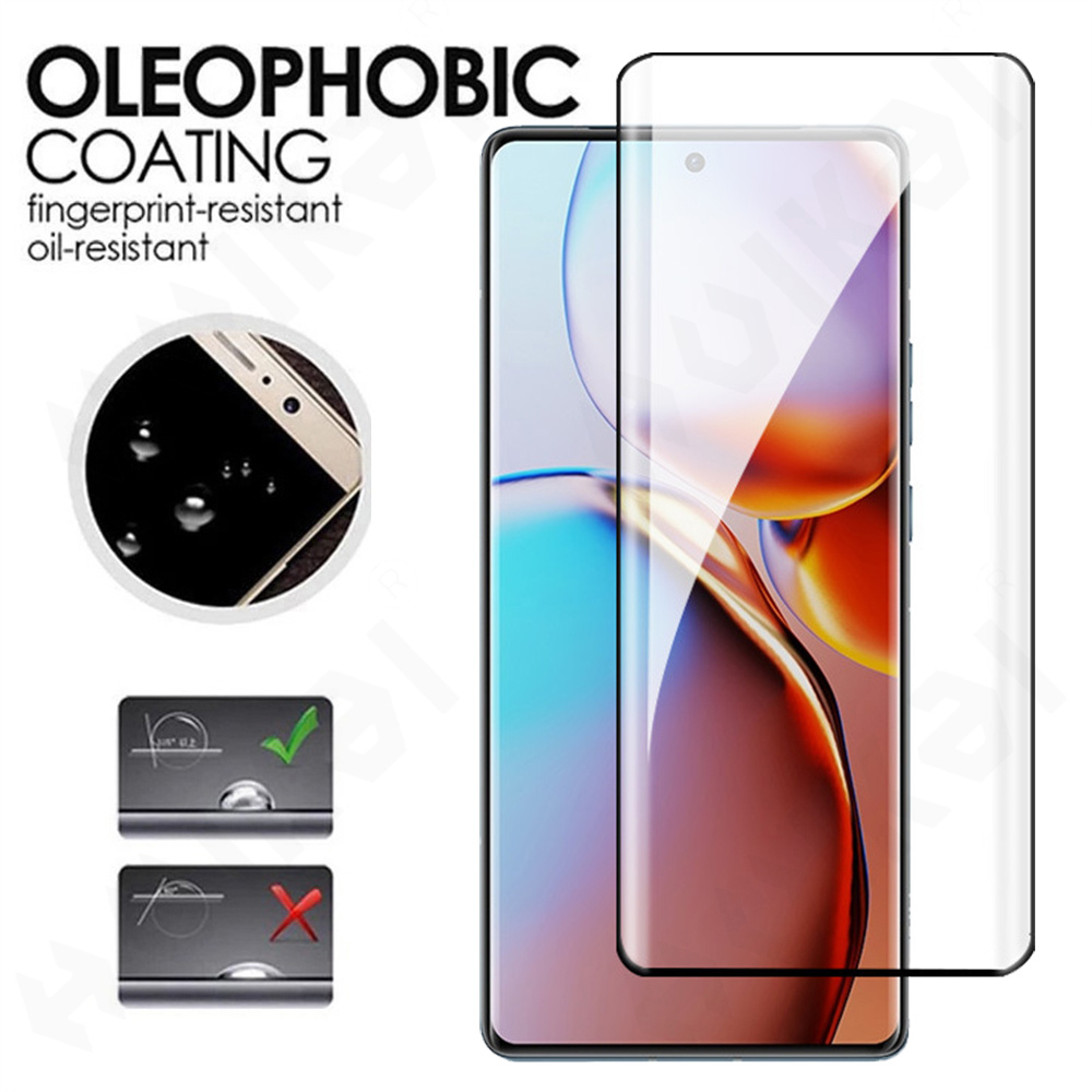 1-3 Pcs Tempered Glass For Mot - Curved Edge Screen ulasan dan harga