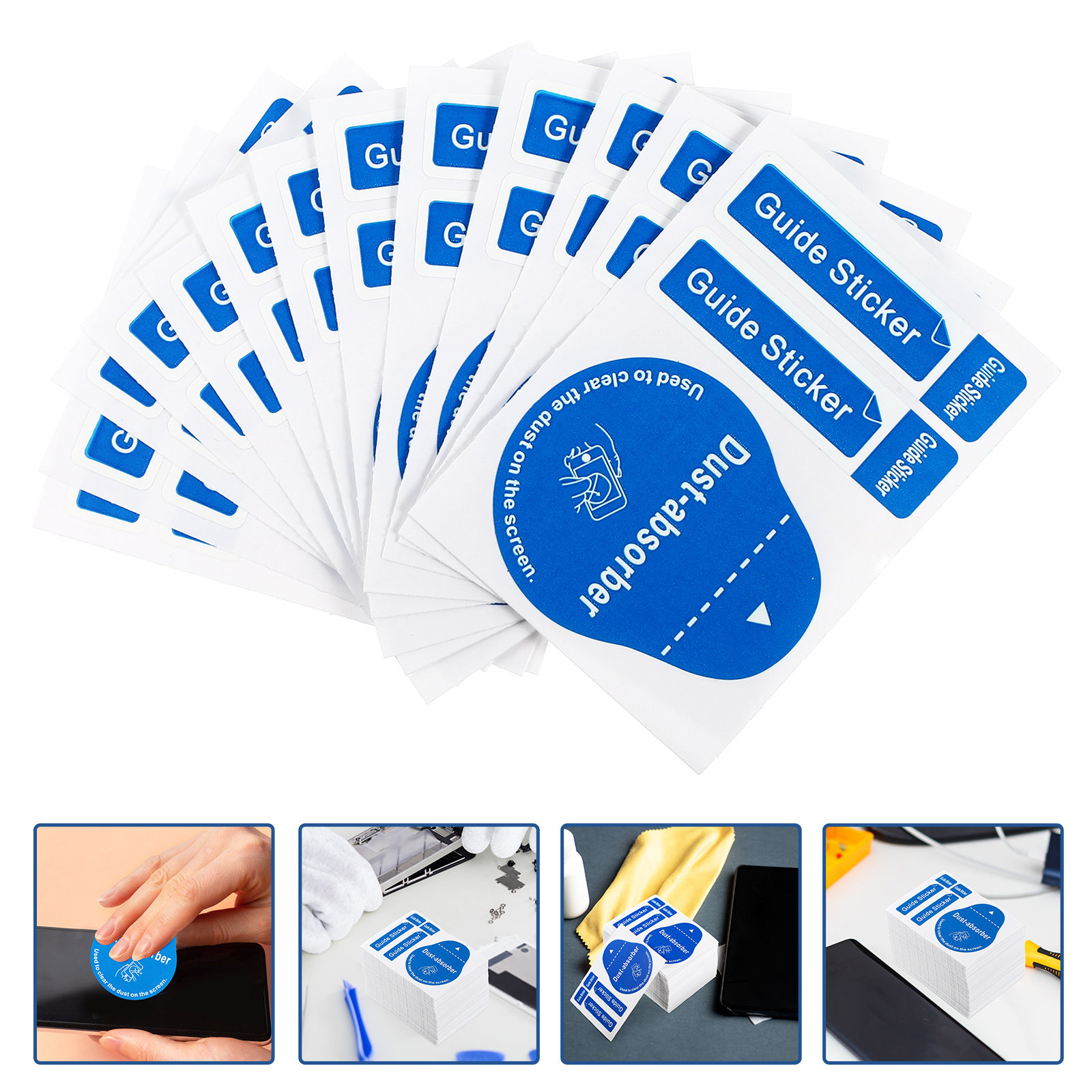 200pcs LCD Screen Dust Removal - Dust Removal Sticker ulasan dan harga