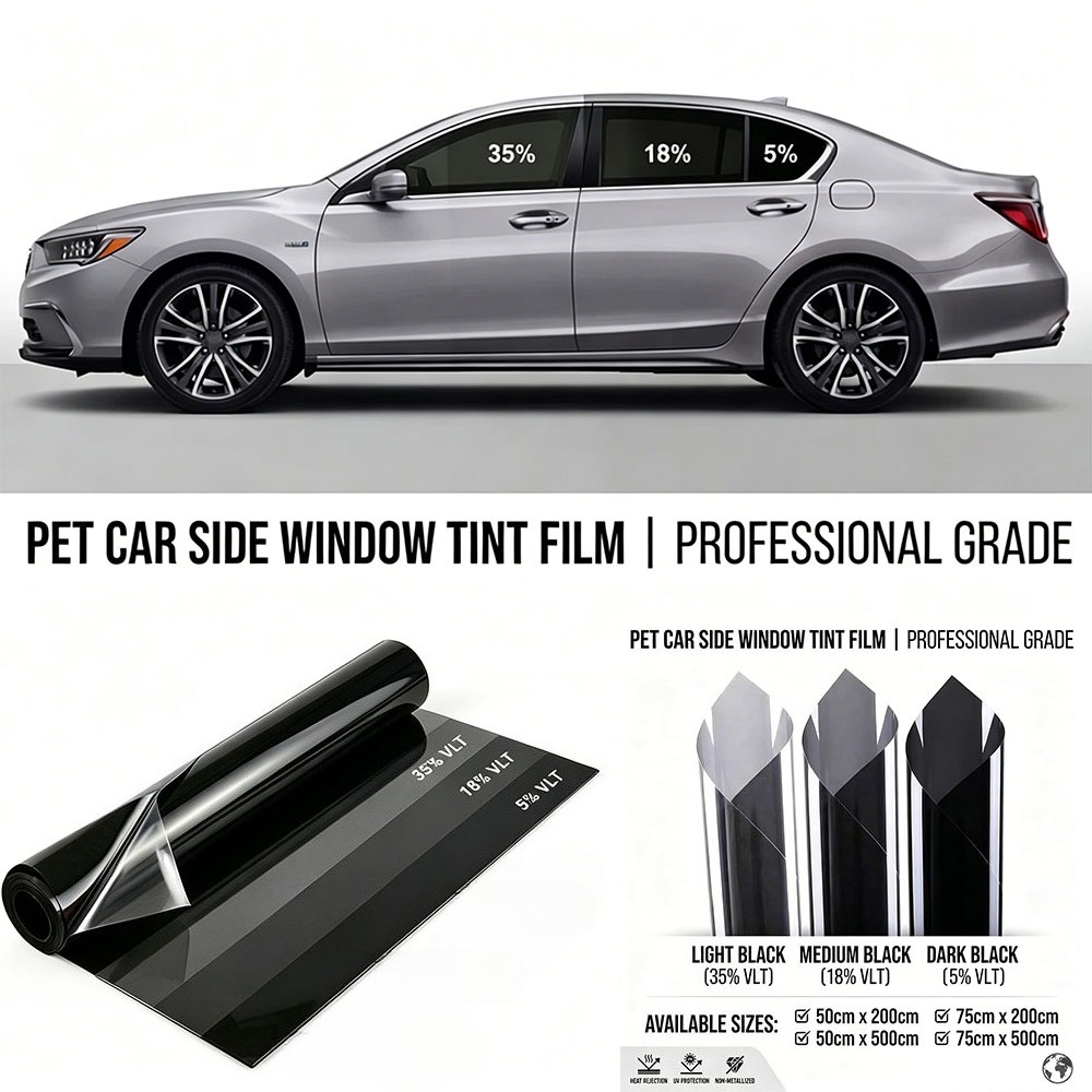 2m/5m 5/18/35 Percent VLT Car  - Glass Protector Auto ulasan dan harga