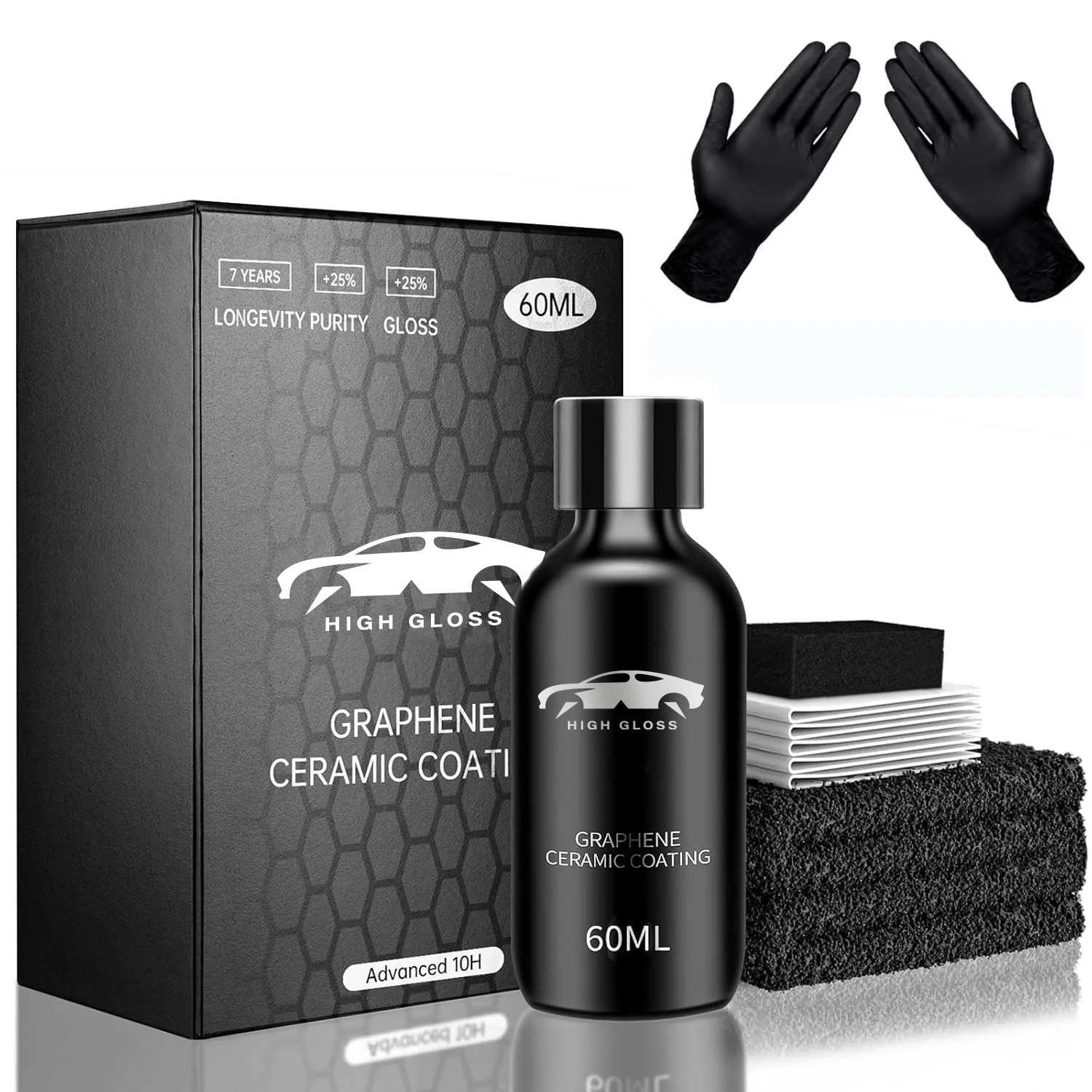 Graphene Ceramic Coating 10H C - Nano Liquid Coating ulasan dan harga