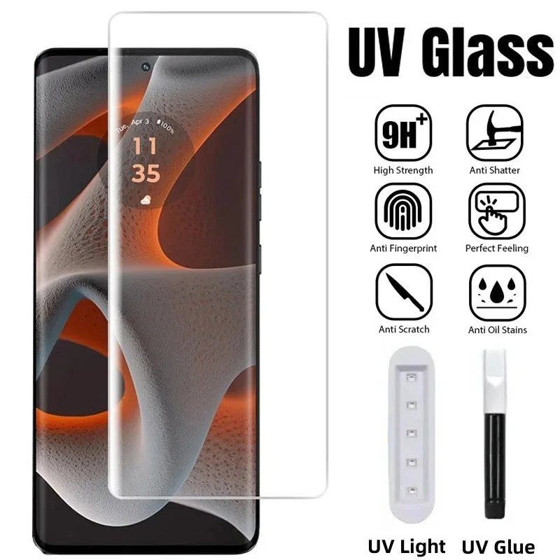 3D Curved Full Glue UV Tempere - Curved Edge Screen ulasan dan harga