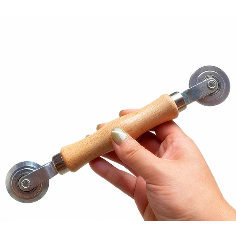 Wooden Handle Steel Wheel Roll - Screen Alignment Tool ulasan dan harga