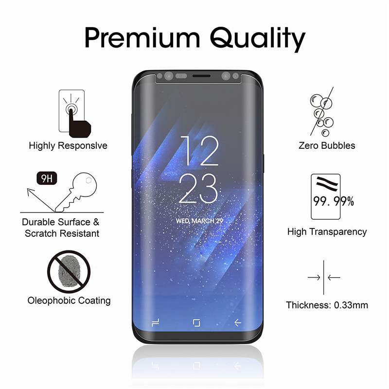 2Pcs 9H 3D Curved Edge Case Fr - Curved Edge Screen ulasan dan harga