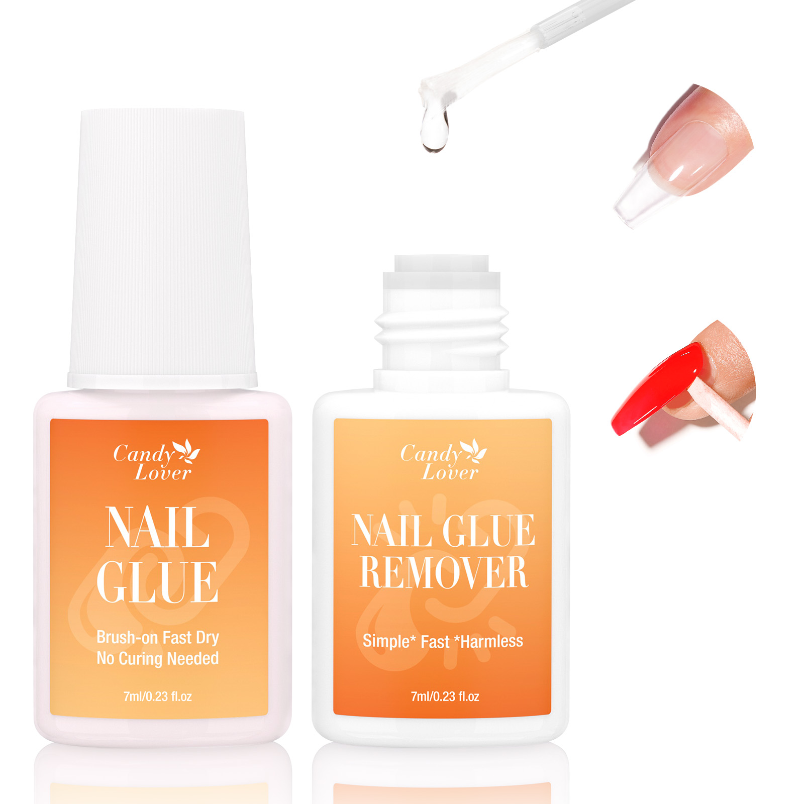 Super Strong Nail Glue Remover - Liquid Uv Glue Kit ulasan dan harga