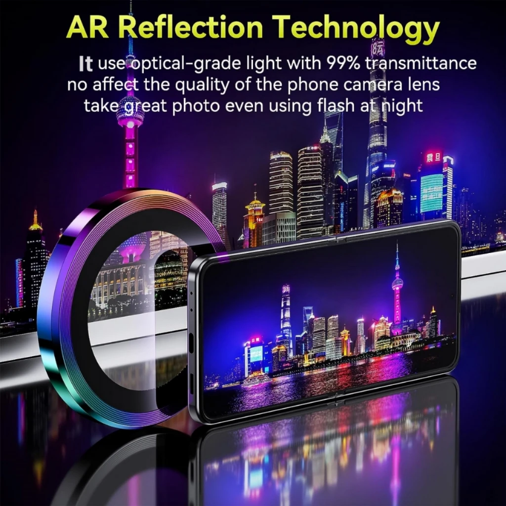 Metal Camera Lens Protector Fo - Tempered Glass Screen 9H ulasan dan harga