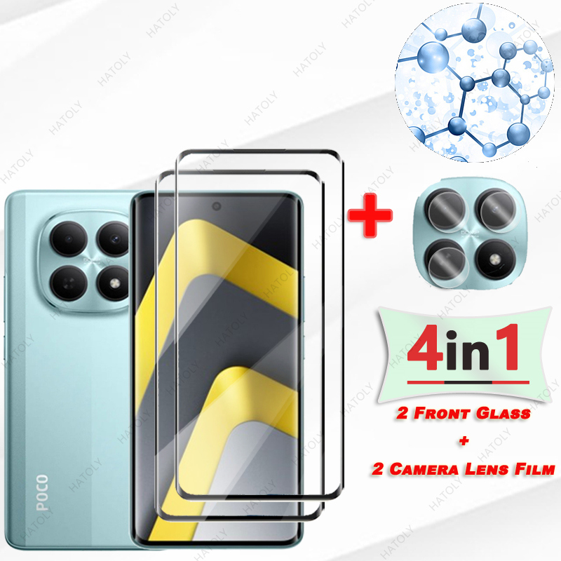 For Xiaomi Poco M8 Glass 3D Ed - Curved Edge Screen ulasan dan harga